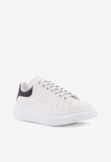 Alexander McQueen Oversized Leather Low-Top Sneakers White 553680WIAIG9061_Whiteblack_44824405