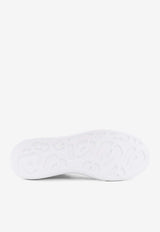 Alexander McQueen Oversized Leather Low-Top Sneakers White 553680WIAIG9061_Whiteblack_44824405