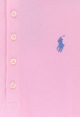 Polo Ralph Lauren Logo Embroidered Polo T-shirt Pink 211870245013_CARMELPINK_48136872