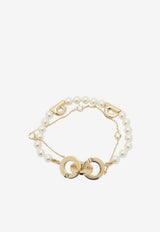 Ferragamo Double Strand Pearl Bracelet Gold 0790681_adc2fa9d-928a-4bb9-a8c0-714e39acdec4