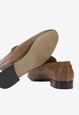 Ferragamo Tassel Leather Loafers Brown 0791172_21447df9-6c09-471a-ab80-774b5c5c2565