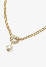 Ferragamo Gancini Pearl-Pendant Necklace with Crystals Gold 0776608_e4d0faed-f86b-431f-a3cb-bd7d2cc4e5c1