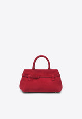 Leather Top Handle Bag