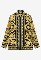 Printed Silk Twill Shirt
