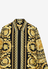 Printed Silk Twill Shirt