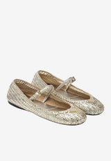 Woven Leather Ballet