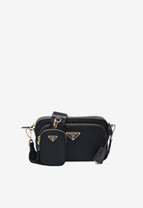 Logo-Plaque Crossbody Bag