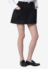 Logo-Plaque Mini Skirt