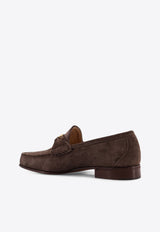 Valentino VLogo Suede Leather Loafers Brown 8Y2S0J68UZMC4P_SHADOW GREY_42176733