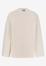 Y-3 3 Stripes Long-Sleeved T-shirt Beige KS9747Beige_Beige_44824492
