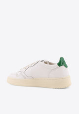 Autry Medalist Leather Low-Top Sneakers White AULMLL20WHT GREEN_White_44128608