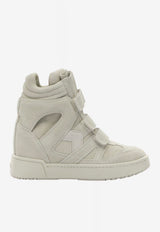 High-Top Leather Sneakers