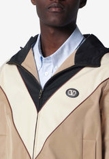Logo-Patched Zip-Up Jacket
