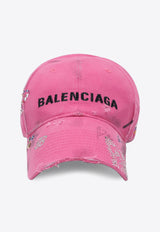 Upcycled Logo-Embroidered Cap