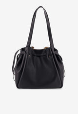Tory Burch Romy Leather Shoulder Bag Black 163388001_Black_40009728
