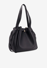 Tory Burch Romy Leather Shoulder Bag Black 163388001_Black_40009728