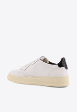 Autry Medalist Leather Low-Top Sneakers White AULMML02WHT BLACK_White_44128604