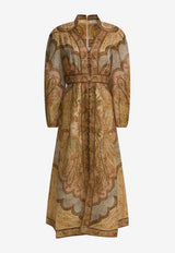 Wanderlust Plunge Midi Dress