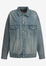 Denim Buttoned Jacket