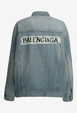 Denim Buttoned Jacket