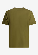 Alexander McQueen Logo Print T-shirt Green 847750QTAD50314_8d408875-332d-4972-9fdc-ab3c316c1bed