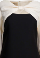 Wool and Silk Couture Dress