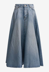 Balenciaga Godet Denim Maxi Skirt Blue 856906TTWBI4009_f8ec4567-adaa-45b9-b475-9116e0ff7aa5