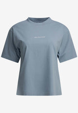 Balenciaga Logo Print Boxy T-shirt Light Blue 850990TTVJ14773_ea4da342-48dc-4074-bd62-1d8c915e116f