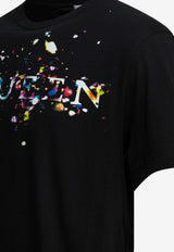 Alexander McQueen Confetti Logo T-shirt Black 857144QTAEF0555_d97c74f9-1cab-42c0-b9ad-e673f72b62bd
