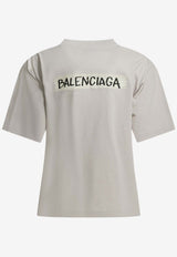 Balenciaga Masking Tape Logo T-shirt Off-white 850990TTVL69012_736be781-e0bf-40eb-94a0-6d02cff1b28e