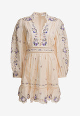 Patience Plunge Mini Dress