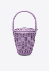 Wicker Bucket Bag