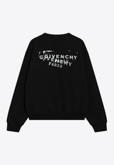 Crewneck Sweatshirt with Logo-Print