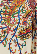 Etro Paisley Print V-neck Blouse Multicolor WRJA008899SP5I1X0800_MultiColour_40468312