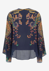 Etro Paisley Print Silk Buttoned Blouse Multicolor WRJA0162AKG23X0883_MultiColour_40468322