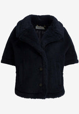 Alpaca and Cashmere Teddy Short Coat