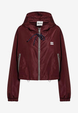 Amaranth Technical Hooded Jacket