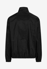 Reversible Zip-Up Jacket with Triangle-Logo