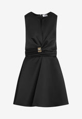 Elisabetta Franchi Sleeveless Mini Dress Black AB87261E2110_Black_41973217