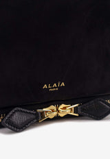 Alaïa Le Pochon Suede Bucket Bag Black AA1L2029CA577999_Black_48137431