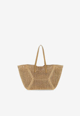 Brunello Cucinelli BC Duo Raffia Tote Bag Beige MB97D2571C802_ROPE_40000173