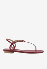 Aquazzura Almost Bare Flat Sandals Red ALBFLAA0NAPCD3_482a511c-19aa-47f0-a45e-a82489268b0b