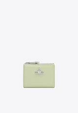 Logo-Plaque Zipped Wallet