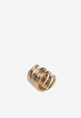 Spiral Two-Tone Ring