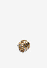 Spiral Two-Tone Ring