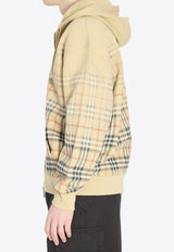 Check Zip-Up Hooded Sweatshirts