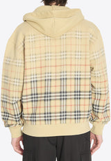 Check Zip-Up Hooded Sweatshirts