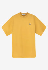 Stone Island Compass Patch T-shirt Mustard L1S152100030S0115V0034_MUSTARD_48900743
