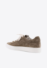 Brunello Cucinelli Suede Leather Low-Top Sneakers Brown MZSFG2525C8850_Safari_40000138