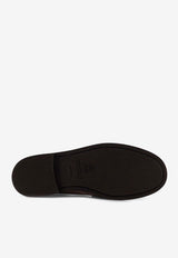 Brunello Cucinelli Monili Embellished Suede Loafers Brown MZSFG3237C8849_SHORE_40000126